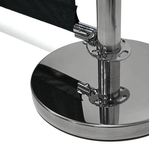Cafe-Barrier Deluxe Detail Bottom Collar-Clip Base With Single-Sided Graphic
